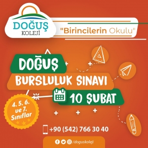 Doğuş Koleji Bursluluk Sınavı Sosyal Medya Çalışmaları