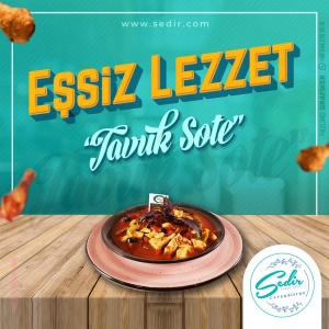 Sedir Cafe &amp; Bistro Sosyal Medya Tasarım Çalışması #freelancegrafiker