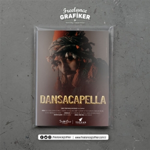 Dansacapella Afiş - Poster Tasarım #freelancegrafiker